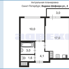 Квартира 36,7 м², 1-комнатная - изображение 2