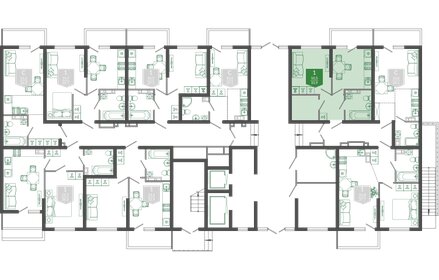 34 м², квартира-студия 15 200 000 ₽ - изображение 80