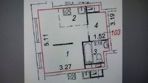 Квартира 25 м², 1-комнатная - изображение 1