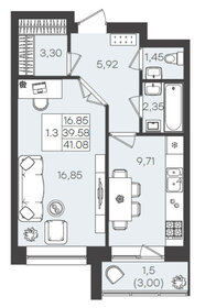 53,4 м², 1-комнатная квартира 5 450 000 ₽ - изображение 74