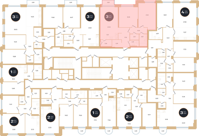 Квартира 98,3 м², 3-комнатная - изображение 2