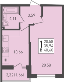 49 м², 1-комнатная квартира 5 100 000 ₽ - изображение 27
