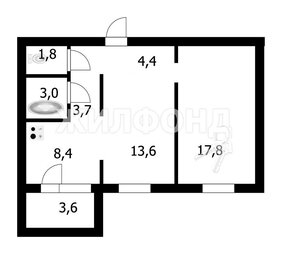 Квартира 52,2 м², 2-комнатная - изображение 1