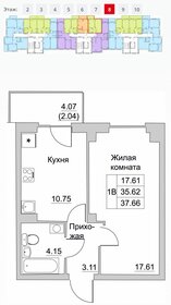 37,7 м², 1-комнатная квартира 2 939 820 ₽ - изображение 15