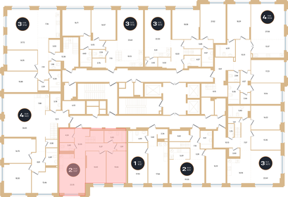 117,6 м², 2-комнатная квартира 39 984 000 ₽ - изображение 9