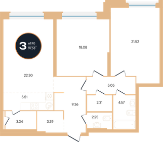 16,8 м², 1-комнатная квартира 1 100 000 ₽ - изображение 52