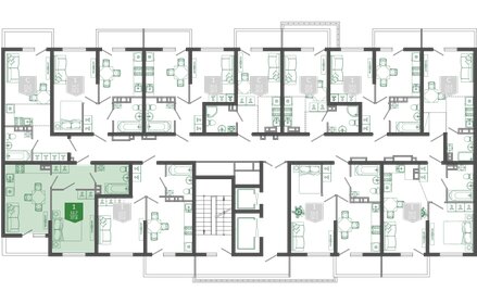 Квартира 37,8 м², 1-комнатная - изображение 2