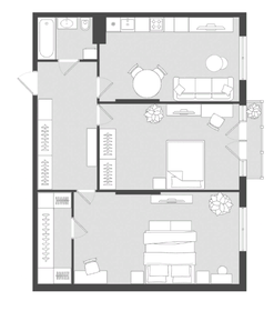 Квартира 91,3 м², студия - изображение 2