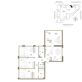 108 м², 4-комнатная квартира 56 500 000 ₽ - изображение 71