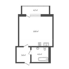 26,7 м², квартира-студия 3 380 000 ₽ - изображение 55