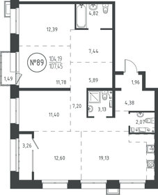 Квартира 108 м², 4-комнатная - изображение 1