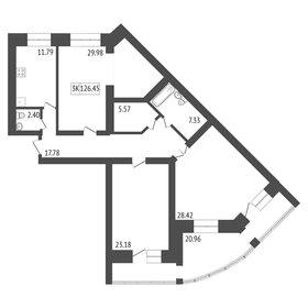 136,8 м², 3-комнатная квартира 15 700 000 ₽ - изображение 70