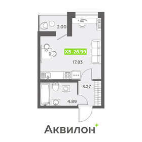 25 м², квартира-студия 6 100 000 ₽ - изображение 1