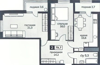 78,1 м², 2-комнатная квартира 8 200 500 ₽ - изображение 41