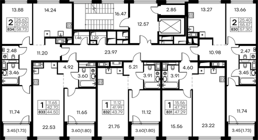 47,3 м², 1-комнатная квартира 14 789 999 ₽ - изображение 19