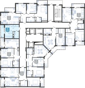 22,3 м², квартира-студия 5 949 640 ₽ - изображение 76