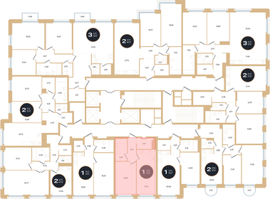 60,8 м², 1-комнатные апартаменты 11 990 000 ₽ - изображение 6