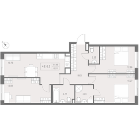 77,3 м², 3-комнатная квартира 18 950 024 ₽ - изображение 105