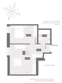 43 м², 2-комнатная квартира 7 240 000 ₽ - изображение 116