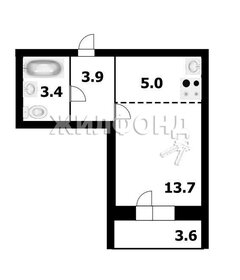 Квартира 25,4 м², студия - изображение 1