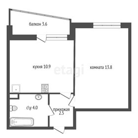 Квартира 31,2 м², 1-комнатная - изображение 2