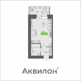 26 м², квартира-студия 5 310 138 ₽ - изображение 31