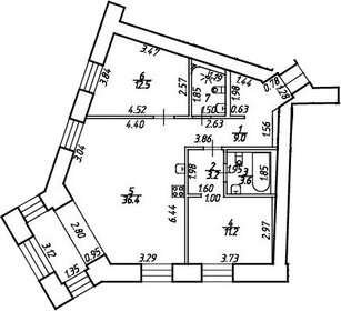 75 м², 3-комнатные апартаменты 33 745 500 ₽ - изображение 100