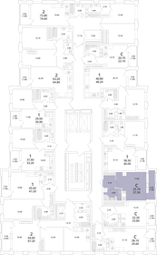 33 м², 1-комнатная квартира 2 600 000 ₽ - изображение 54