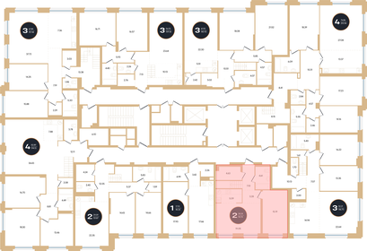 128 м², 4-комнатная квартира 32 007 500 ₽ - изображение 26