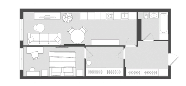 62 м², квартира-студия 11 052 000 ₽ - изображение 29