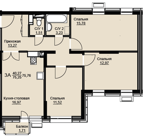 66,6 м², 3-комнатная квартира 8 850 000 ₽ - изображение 21