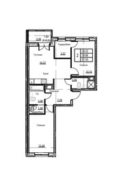 63,8 м², 2-комнатная квартира 6 350 000 ₽ - изображение 39
