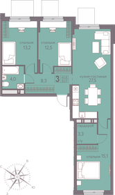 86,4 м², 4-комнатная квартира 10 281 600 ₽ - изображение 10