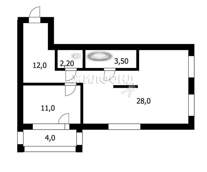 56,8 м², 2-комнатная квартира 13 250 000 ₽ - изображение 30