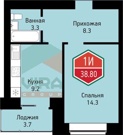 28 м², 1-комнатная квартира 2 900 000 ₽ - изображение 78