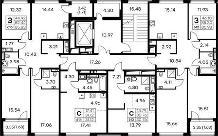 30,8 м², квартира-студия 10 609 999 ₽ - изображение 25