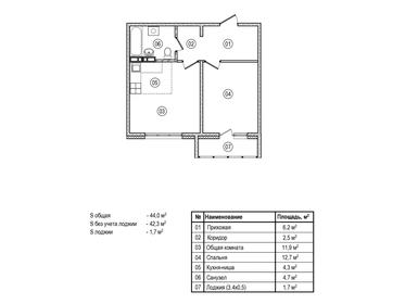 43,6 м², 2-комнатная квартира 4 250 000 ₽ - изображение 88