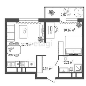 Квартира 31,5 м², 1-комнатная - изображение 3