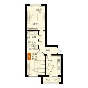 84,5 м², 3-комнатная квартира 6 800 000 ₽ - изображение 23