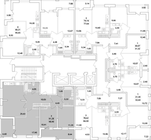 101,3 м², 3-комнатная квартира 24 108 460 ₽ - изображение 21