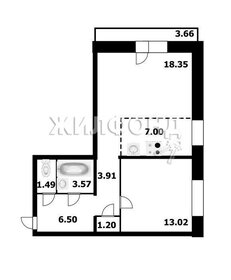 Квартира 56,1 м², 2-комнатная - изображение 5