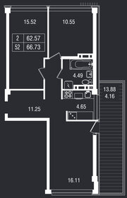122,9 м², 3-комнатная квартира 25 990 000 ₽ - изображение 53