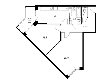 80,8 м², 3-комнатная квартира 10 000 000 ₽ - изображение 134