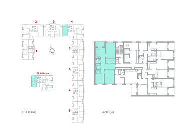 91,6 м², 3-комнатная квартира 14 014 800 ₽ - изображение 28