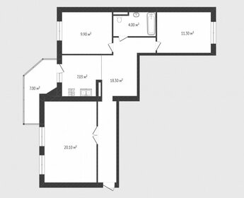 Квартира 71,8 м², 3-комнатная - изображение 5