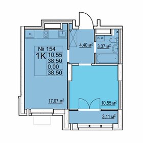 37,8 м², 1-комнатная квартира 6 900 000 ₽ - изображение 41