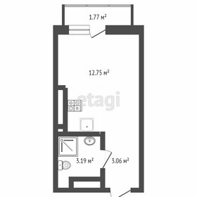 Квартира 27,6 м², студия - изображение 1