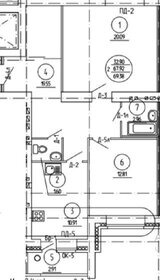 Квартира 68 м², 2-комнатная - изображение 5