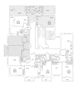 54 м², 2-комнатная квартира 13 027 221 ₽ - изображение 70