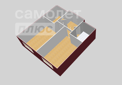 Квартира 32,6 м², 1-комнатная - изображение 3